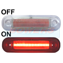 12v/24v Surface Mount Red LED Rear Marker Lamp/Light